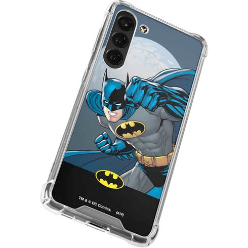 DC Comics Batman Action Pose 90's art Galaxy S23 Plus Clear Case