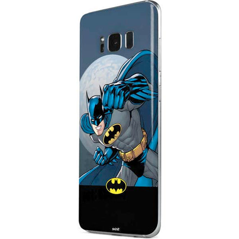 DC Comics Batman Action Pose 90's art Galaxy S8 Skin