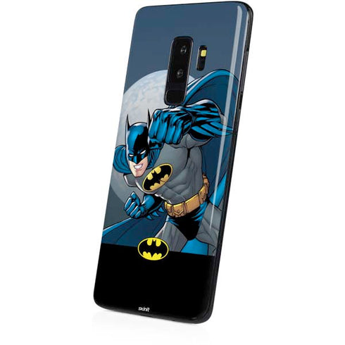 DC Comics Batman Action Pose 90's art Galaxy S9 Plus Skin