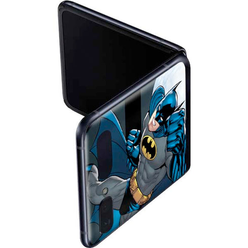 DC Comics Batman Action Pose 90's art Galaxy Z Flip Skin