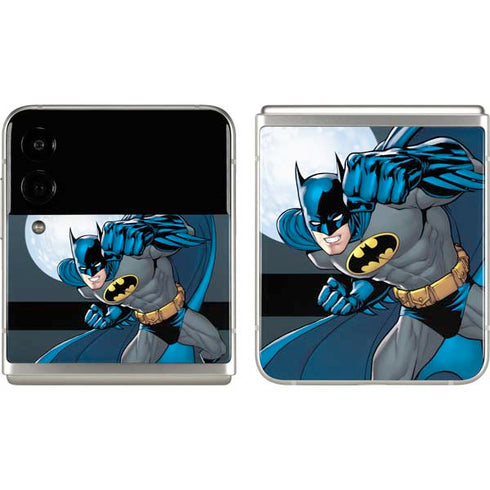 DC Comics Batman Action Pose 90's art Galaxy Z Flip3 5G Skin