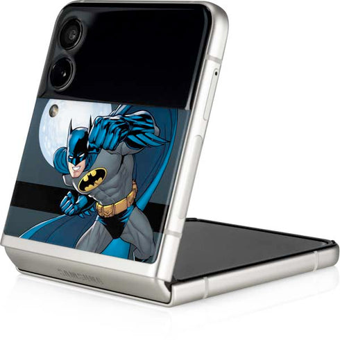 DC Comics Batman Action Pose 90's art Galaxy Z Flip3 5G Skin