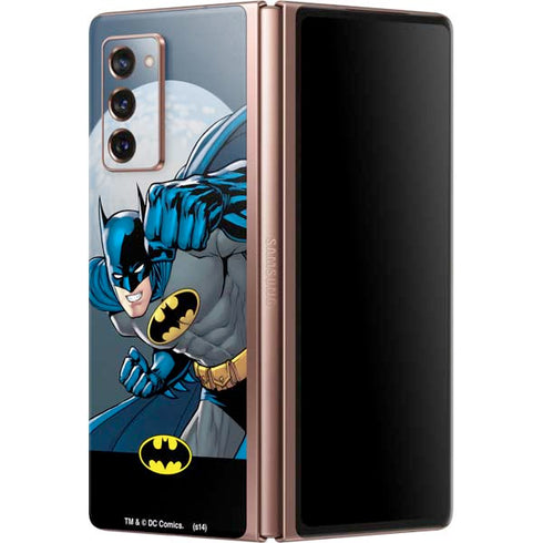 DC Comics Batman Action Pose 90's art Galaxy Z Fold2 5G Skin
