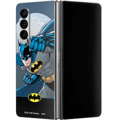 DC Comics Batman Action Pose 90's art Galaxy Z Fold4 5G Skin