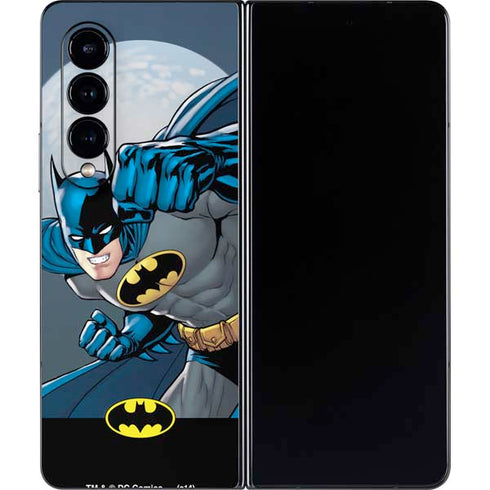DC Comics Batman Action Pose 90's art Galaxy Z Fold4 5G Skin