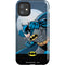 DC Comics Batman Action Pose 90's art iPhone 11 Impact Case