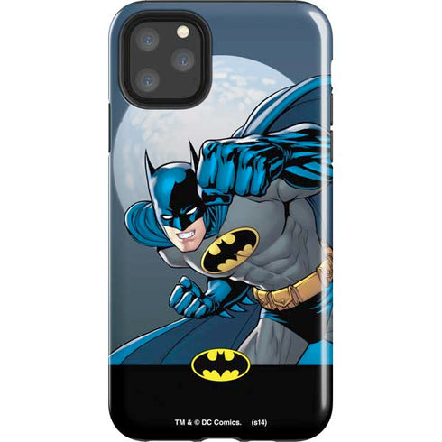DC Comics Batman Action Pose 90's art iPhone 11 Pro Max Impact Case