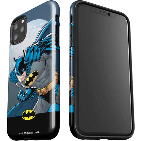DC Comics Batman Action Pose 90's art iPhone 11 Pro Max Impact Case