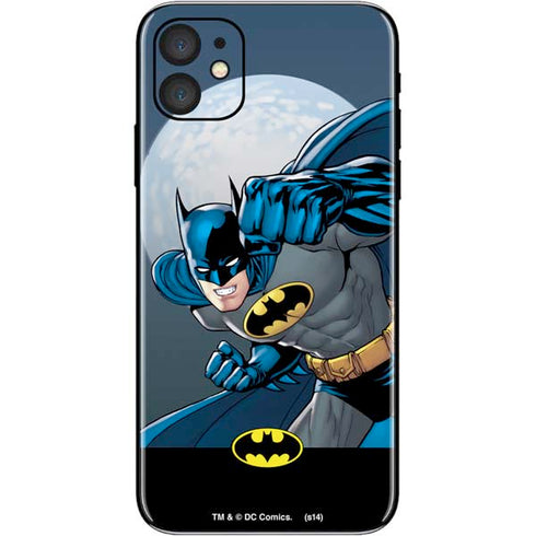 DC Comics Batman Action Pose 90's art iPhone 11 Skin