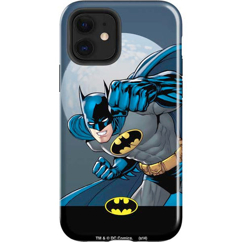 DC Comics Batman Action Pose 90's art iPhone 12 Impact Case