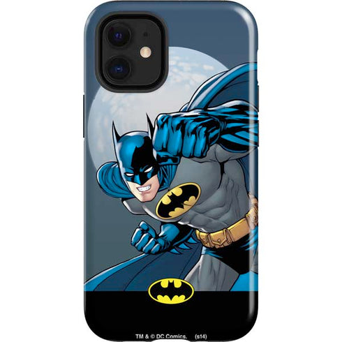 DC Comics Batman Action Pose 90's art iPhone 12 Mini Impact Case