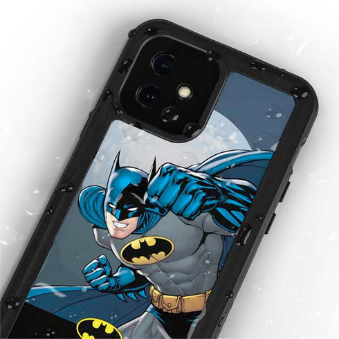 DC Comics Batman Action Pose 90's art iPhone 12 Mini Waterproof Case