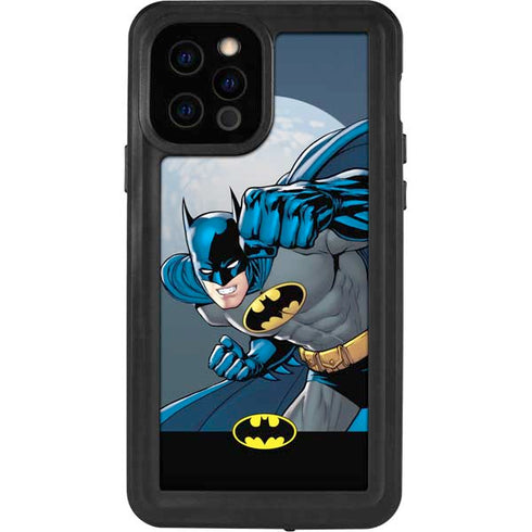 DC Comics Batman Action Pose 90's art iPhone 12 Pro Waterproof Case