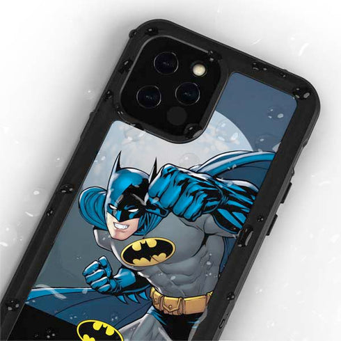 DC Comics Batman Action Pose 90's art iPhone 12 Pro Waterproof Case