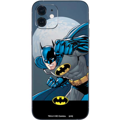 DC Comics Batman Action Pose 90's art iPhone 12 Skin