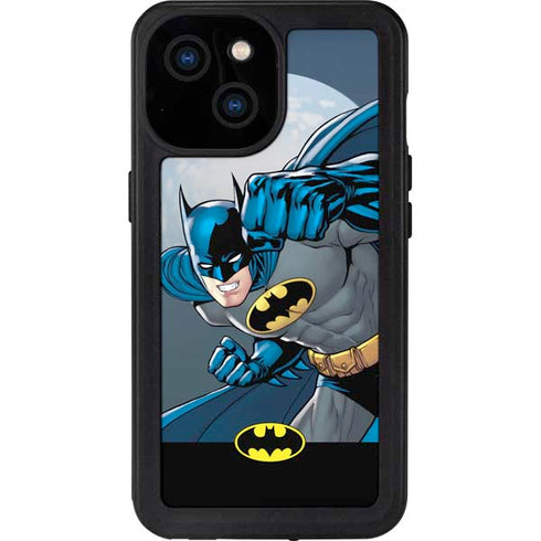 DC Comics Batman Action Pose 90's art iPhone 13 Mini Waterproof Case