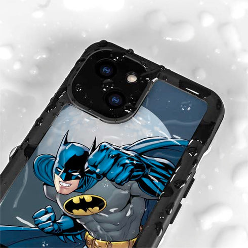 DC Comics Batman Action Pose 90's art iPhone 13 Mini Waterproof Case