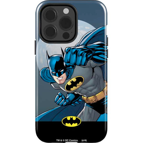 DC Comics Batman Action Pose 90's art iPhone 13 Pro Impact Case