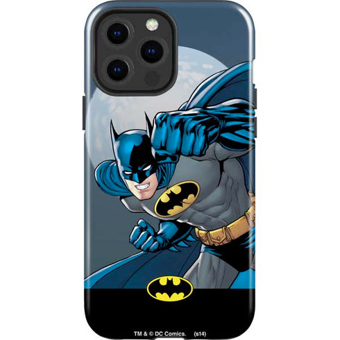 DC Comics Batman Action Pose 90's art iPhone 13 Pro Max Impact Case