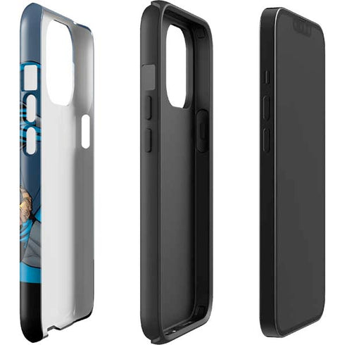 DC Comics Batman Action Pose 90's art iPhone 13 Pro Max Impact Case