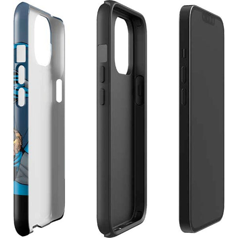 DC Comics Batman Action Pose 90's art iPhone 14 Plus Impact Case