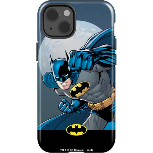 DC Comics Batman Action Pose 90's art iPhone 14 Impact Case