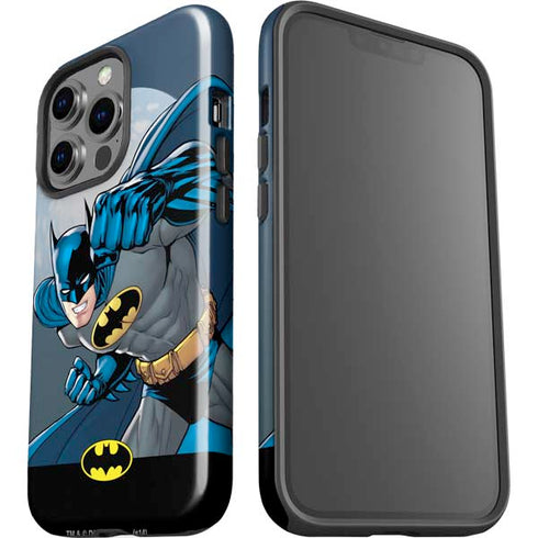 DC Comics Batman Action Pose 90's art iPhone 14 Pro Impact Case