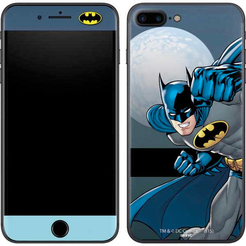 DC Comics Batman Action Pose 90's art iPhone 8 Plus Skin