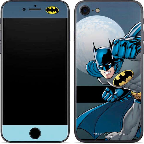 DC Comics Batman Action Pose 90's art iPhone 8 Skin