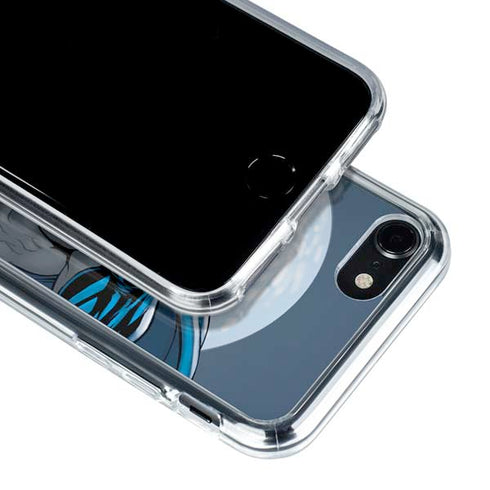 DC Comics Batman Action Pose 90's art iPhone SE (2nd & 3rd Gen) Clear Case