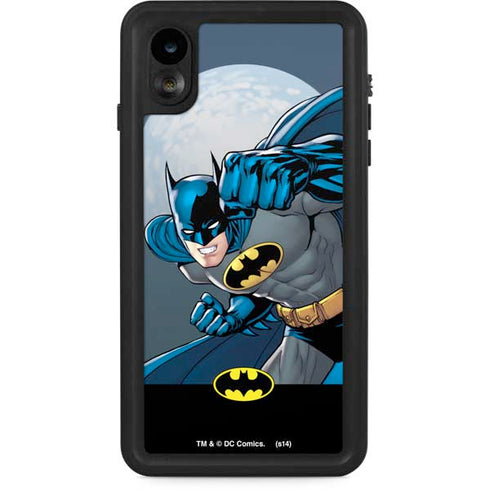 DC Comics Batman Action Pose 90's art iPhone XR Waterproof Case