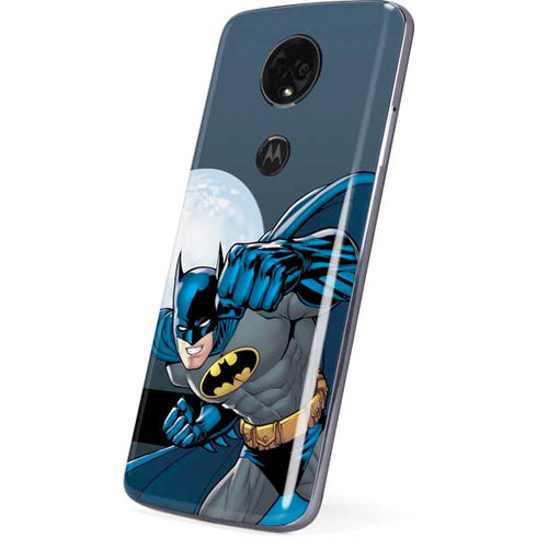 DC Comics Batman Action Pose 90's art Moto E5 Plus Skin