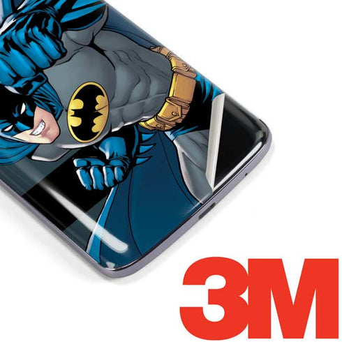 DC Comics Batman Action Pose 90's art Moto E5 Plus Skin