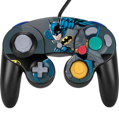 DC Comics Batman Action Pose 90's art Nintendo GameCube Controller Skin