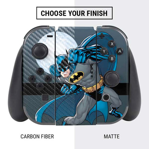 DC Comics Batman Action Pose 90's art Nintendo Switch Bundle Skin