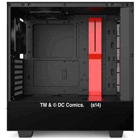 DC Comics Batman Action Pose 90's art NZXT H510 Compact ATX Mid-Tower Case Skin