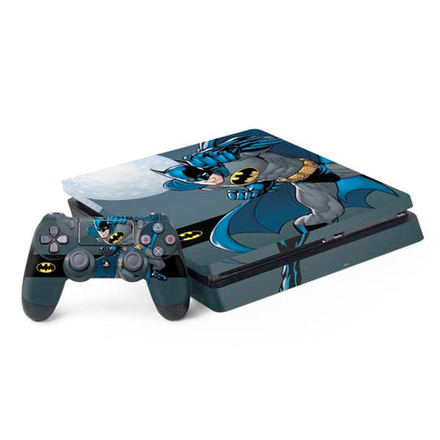 DC Comics Batman Action Pose 90's art PS4 Slim Bundle Skin
