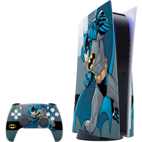 DC Comics Batman Action Pose 90's art PS5 Bundle Skin