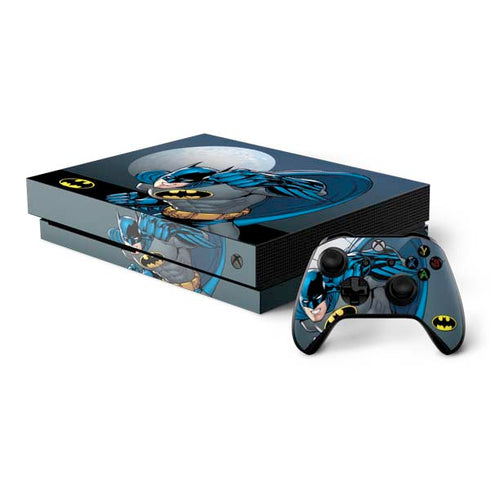 DC Comics Batman Action Pose 90's art Xbox One X Bundle Skin