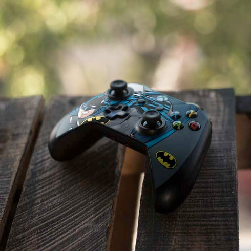DC Comics Batman Action Pose 90's art Xbox One X Controller Skin