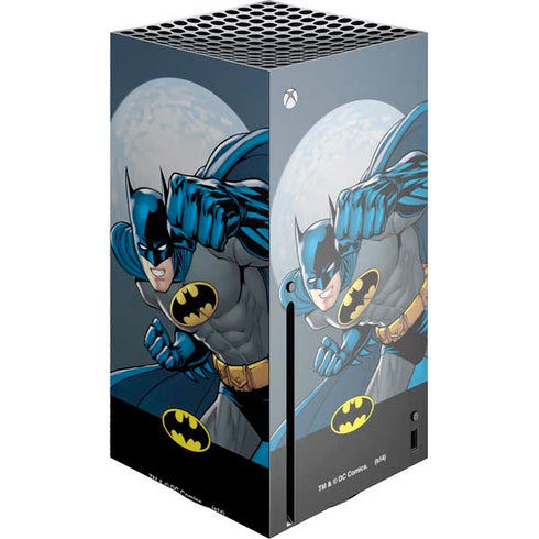 DC Comics Batman Action Pose 90's art Xbox Series X Console Skin
