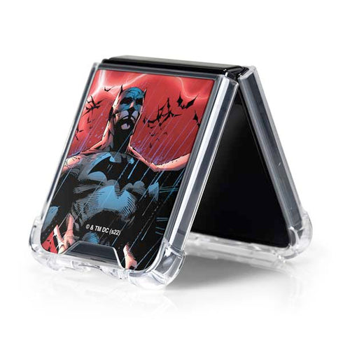 DC Comics Batman All Star Batman & Robin, the Boy Wonder Cover #2 By Jim Lee Galaxy Z Flip5 5G Clear Case