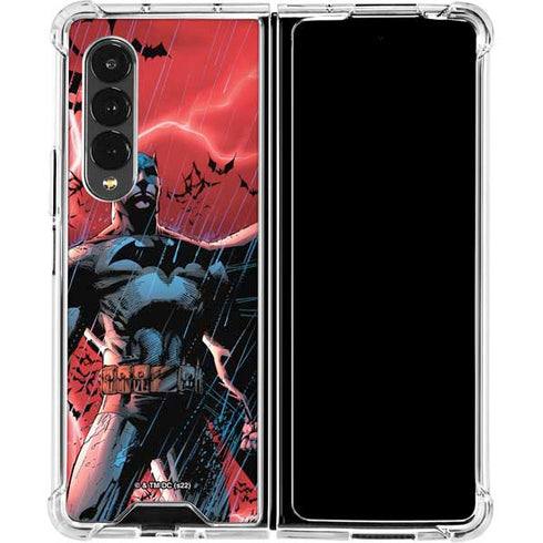 DC Comics Batman All Star Batman & Robin, the Boy Wonder Cover #2 By Jim Lee Galaxy Z Fold4 5G Clear Case