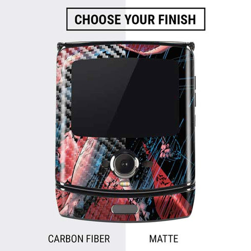 DC Comics Batman All Star Batman & Robin, the Boy Wonder Cover #2 By Jim Lee Motorola RAZR Skin