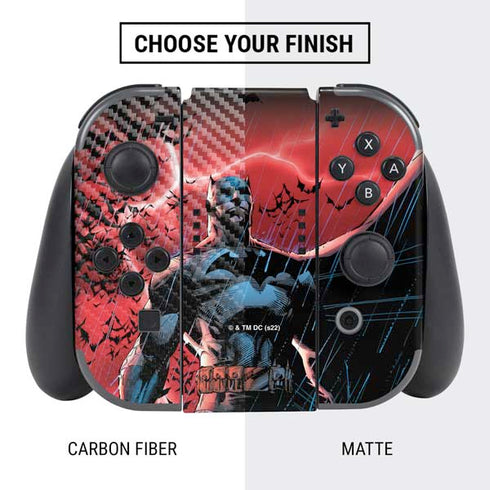 DC Comics Batman All Star Batman & Robin, the Boy Wonder Cover #2 By Jim Lee Nintendo Switch Bundle Skin