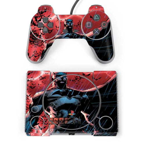 DC Comics Batman All Star Batman & Robin, the Boy Wonder Cover #2 By Jim Lee PlayStation Classic Bundle Skin