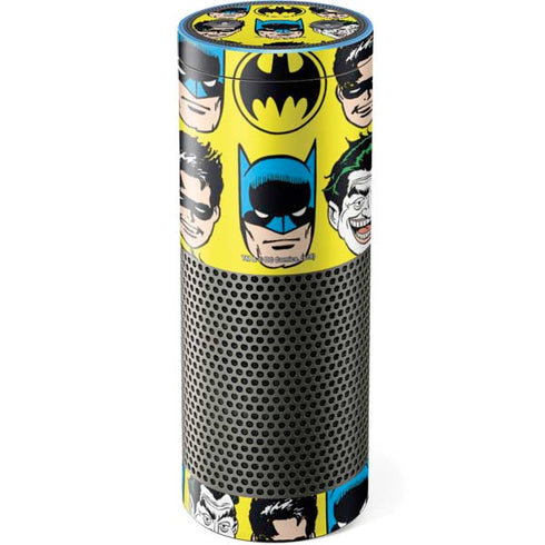 DC Comics Batman Vintage Character Pattern - Joker and Robin Amazon Echo Skin