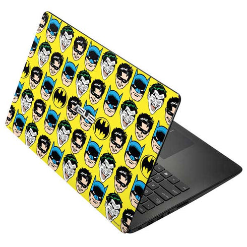 DC Comics Batman Vintage Character Pattern - Joker and Robin Asus X502CA 15.6 Skin