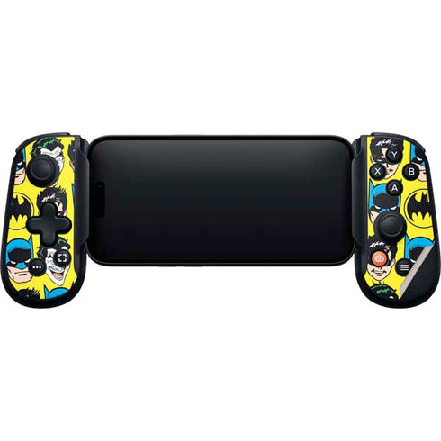 DC Comics Batman Vintage Character Pattern - Joker and Robin Backbone One for iPhone Game Controller Skin