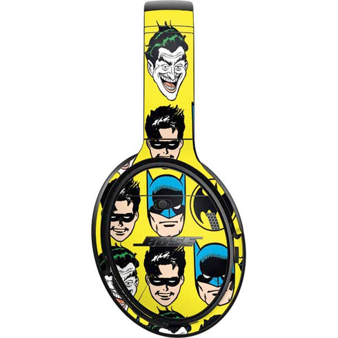 DC Comics Batman Vintage Character Pattern - Joker and Robin Bose QuietComfort 35 II Headphones Skin